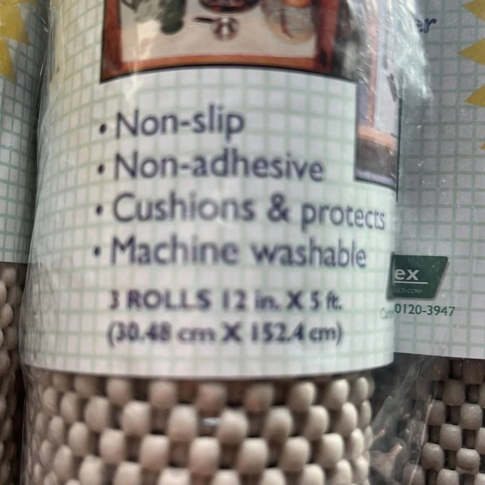 Shelf liner or drawer liner - 3 roll value pack. $8 each 3 roll pack